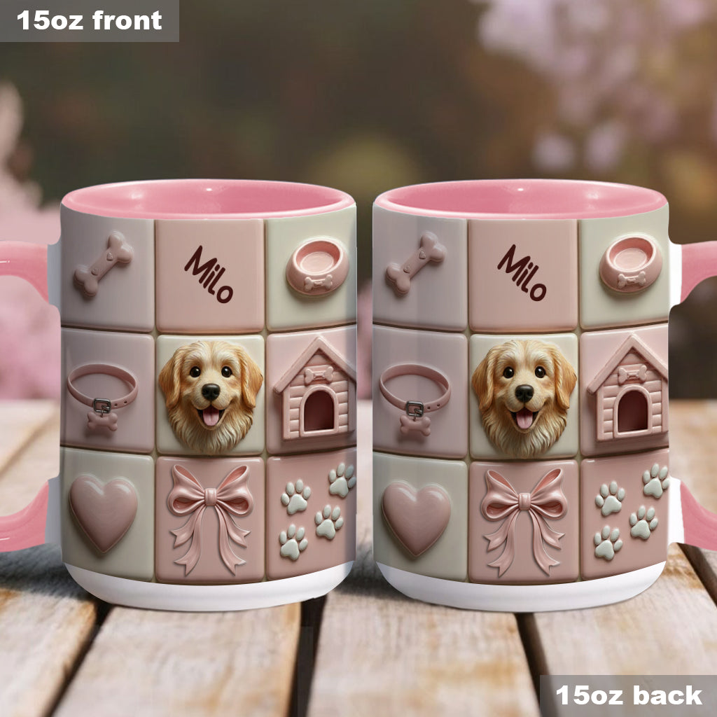 Lovely Dogs Pet Lovers - Personalized Dog Accent Mug