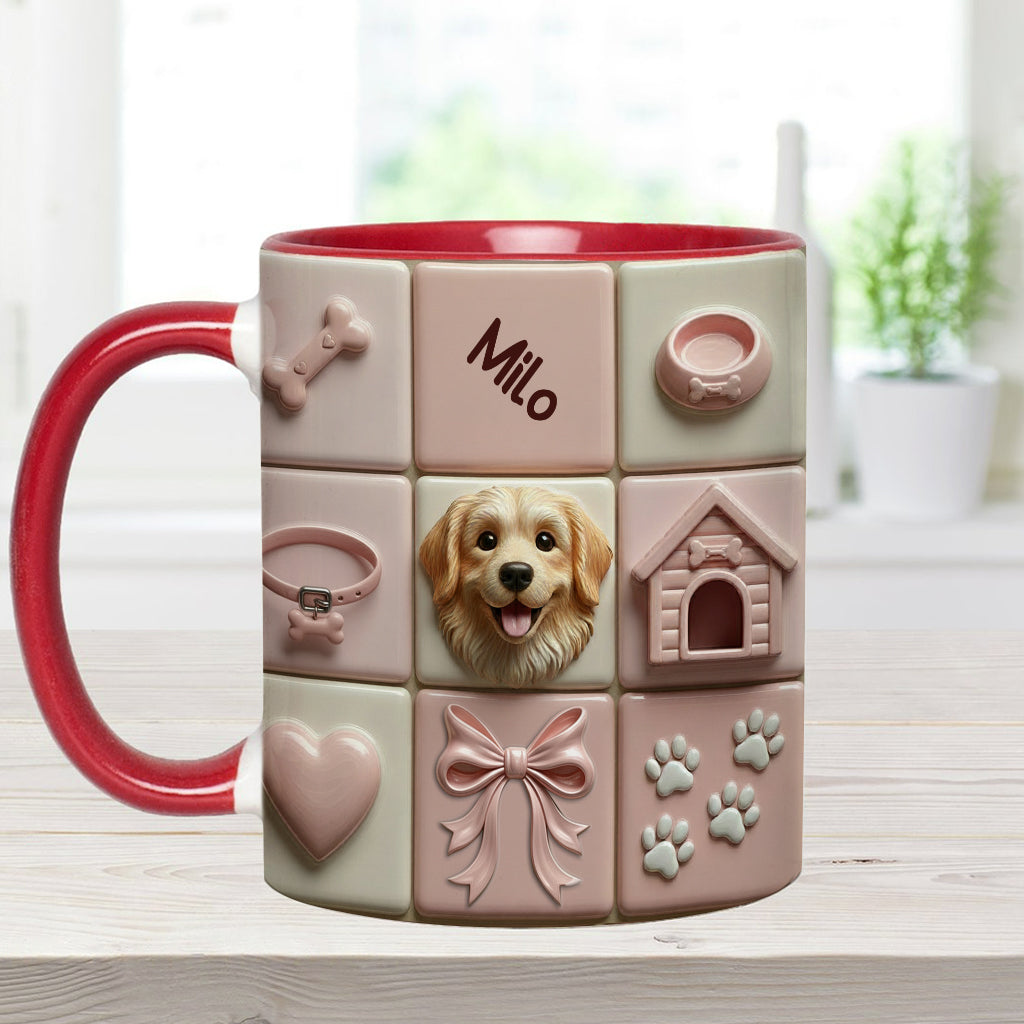 Lovely Dogs Pet Lovers - Personalized Dog Accent Mug