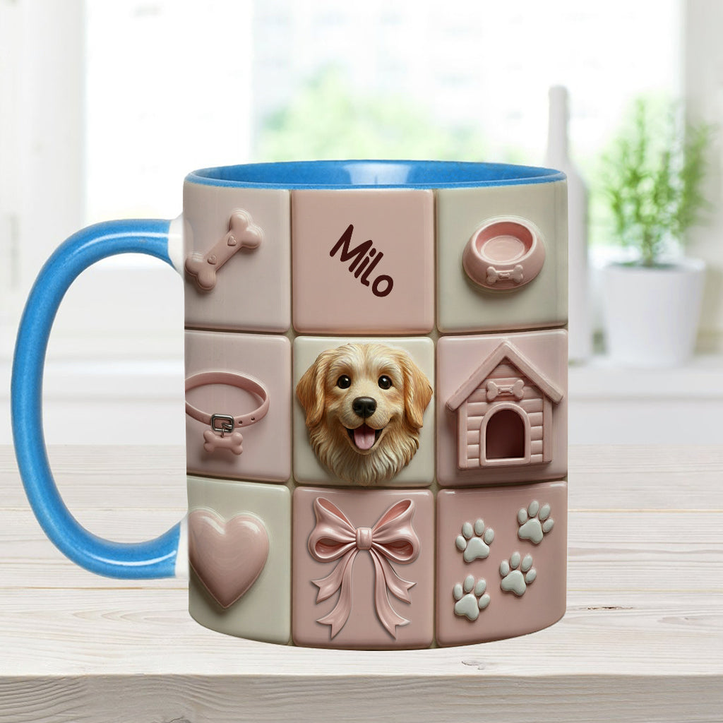 Lovely Dogs Pet Lovers - Personalized Dog Accent Mug