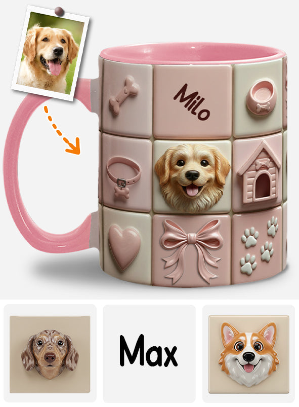 Lovely Dogs Pet Lovers - Personalized Dog Accent Mug