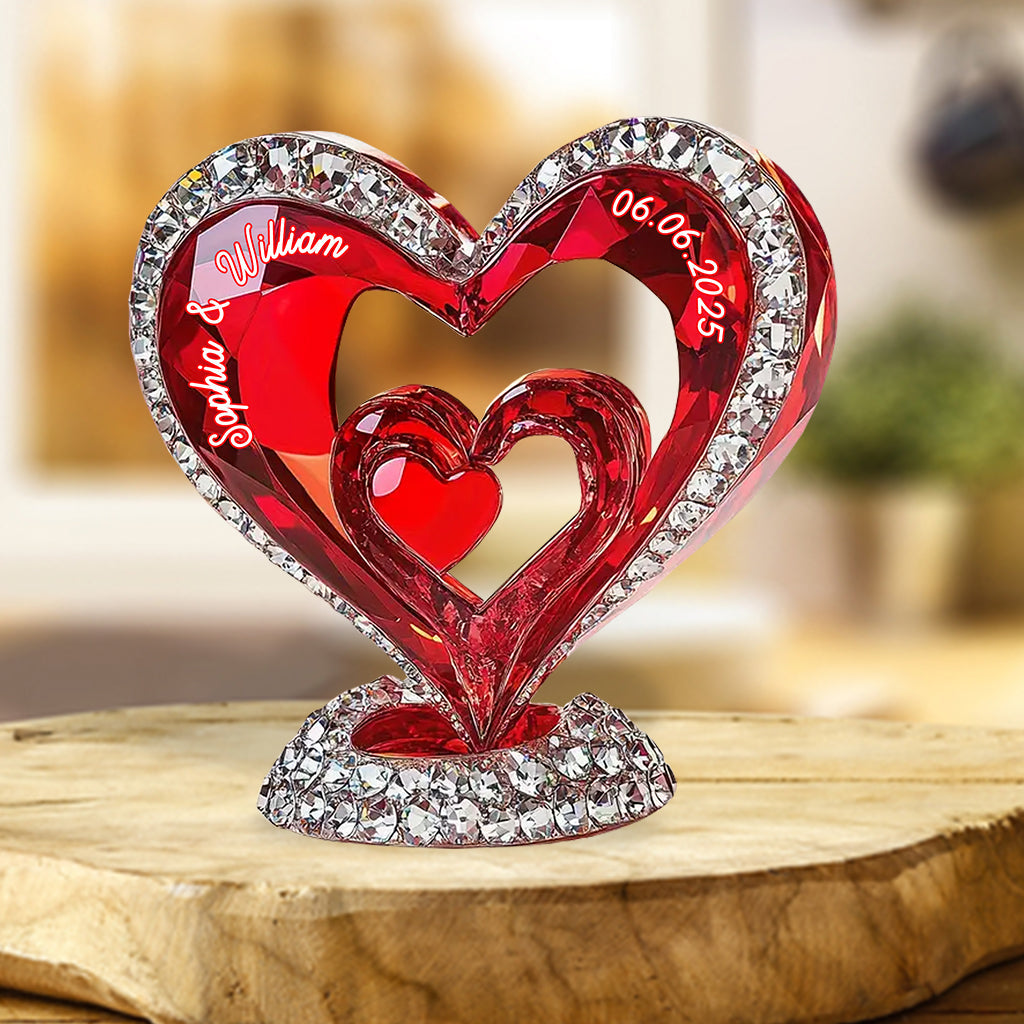 You And Me We Got This - Personalized Couple Custom Shaped Acrylic Plaque