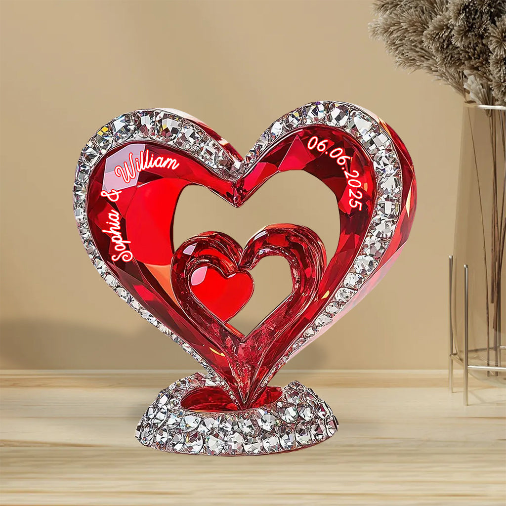 You And Me We Got This - Personalized Couple Custom Shaped Acrylic Plaque