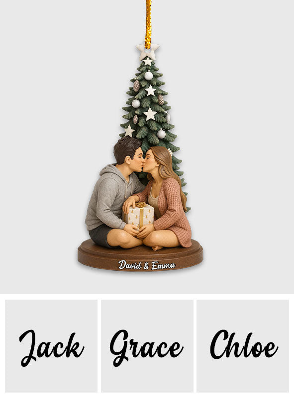 I Love You - Personalized Couple Ornament