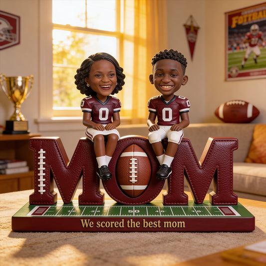 Geschenkidee für Fußball-Moms - Personalisierte Fußball-Acrylplakette