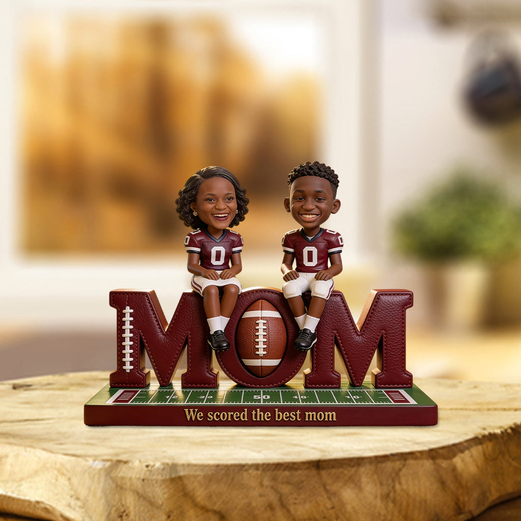 Geschenkidee für Fußball-Moms - Personalisierte Fußball-Acrylplakette