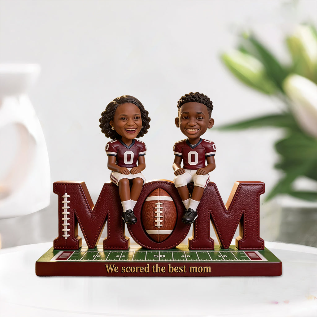 Geschenkidee für Fußball-Moms - Personalisierte Fußball-Acrylplakette