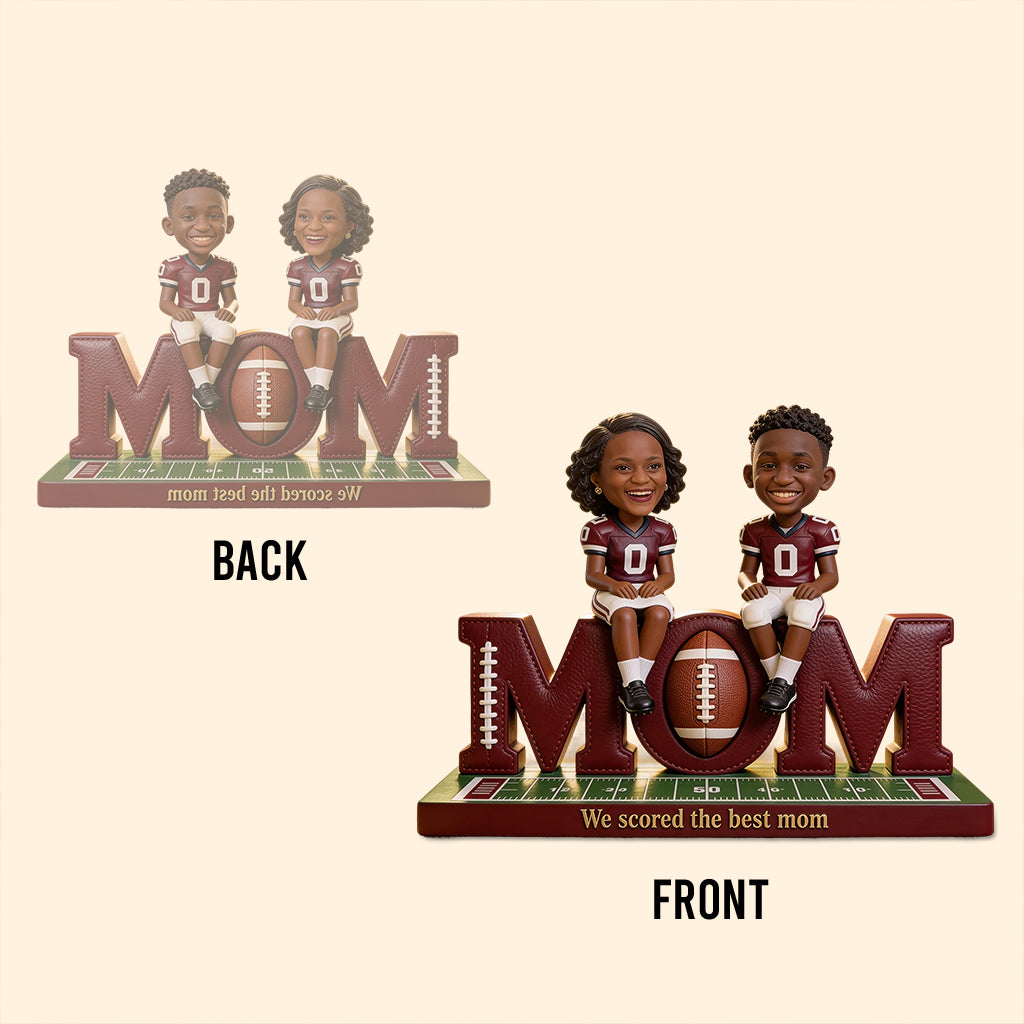 Geschenkidee für Fußball-Moms - Personalisierte Fußball-Acrylplakette