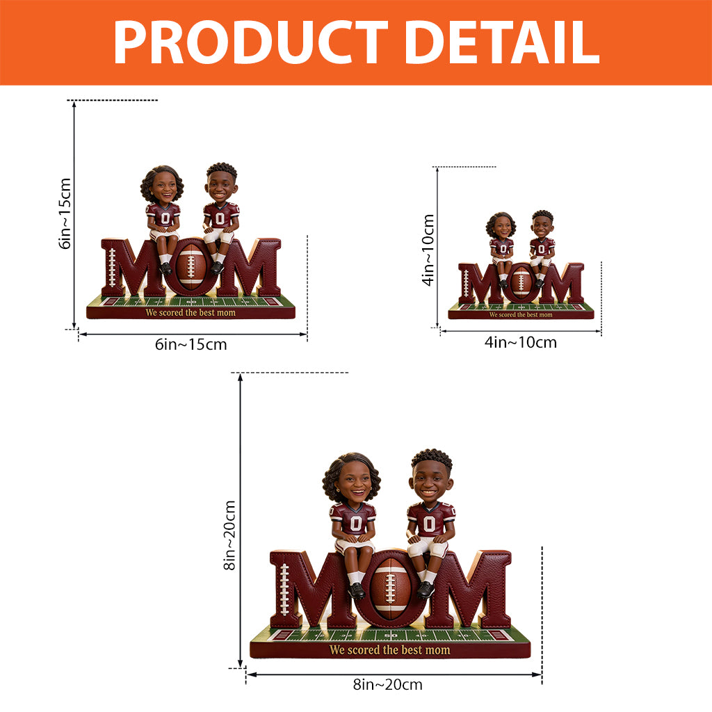 Geschenkidee für Fußball-Moms - Personalisierte Fußball-Acrylplakette