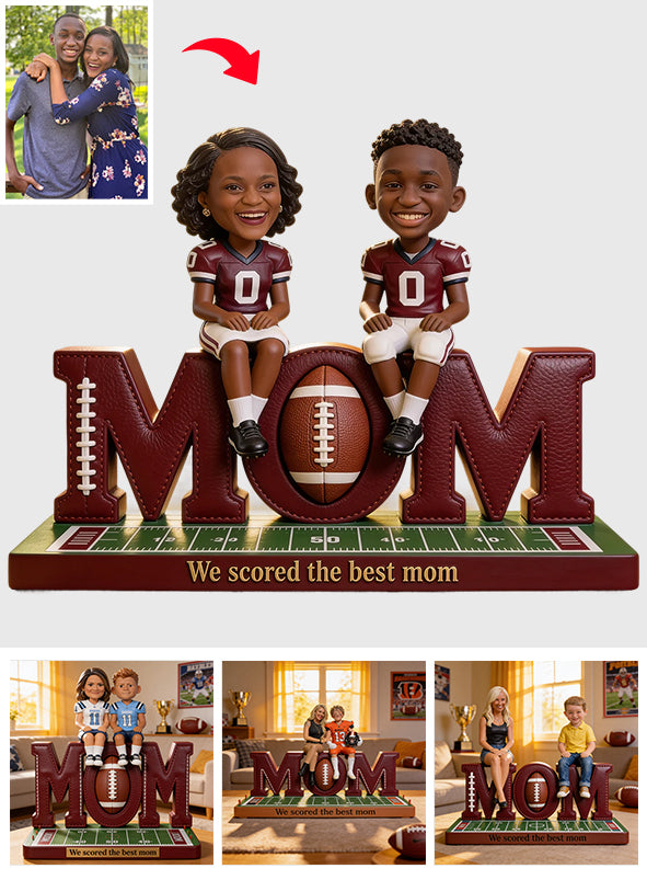 Geschenkidee für Fußball-Moms - Personalisierte Fußball-Acrylplakette