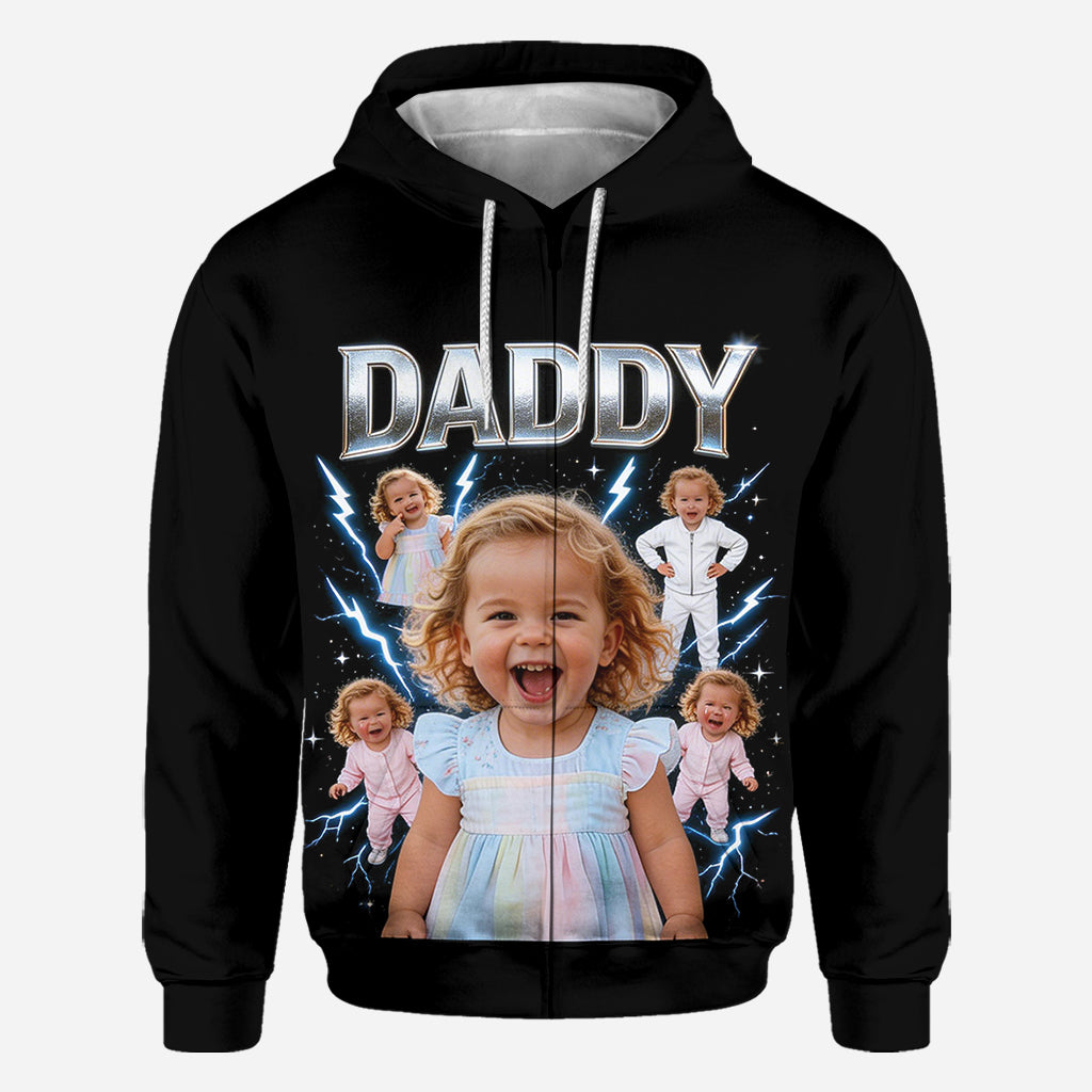 Das größte Geschenk von Papa - Personalisierte Vater All Over Shirt