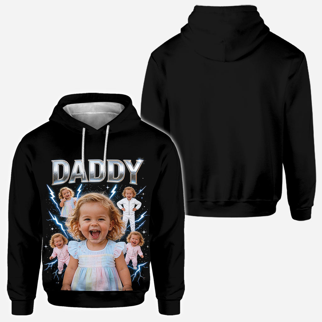 Das größte Geschenk von Papa - Personalisierte Vater All Over Shirt