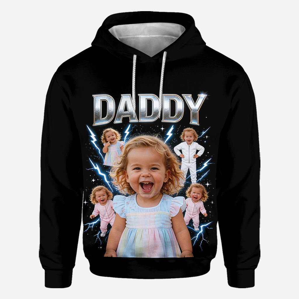 Das größte Geschenk von Papa - Personalisierte Vater All Over Shirt