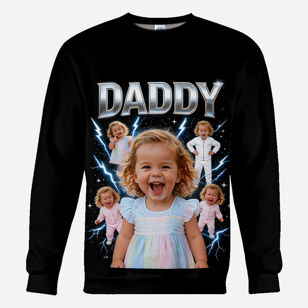 Das größte Geschenk von Papa - Personalisierte Vater All Over Shirt