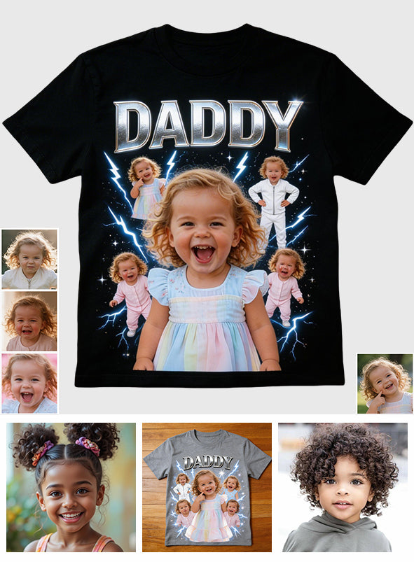 Das größte Geschenk von Papa - Personalisierte Vater All Over Shirt
