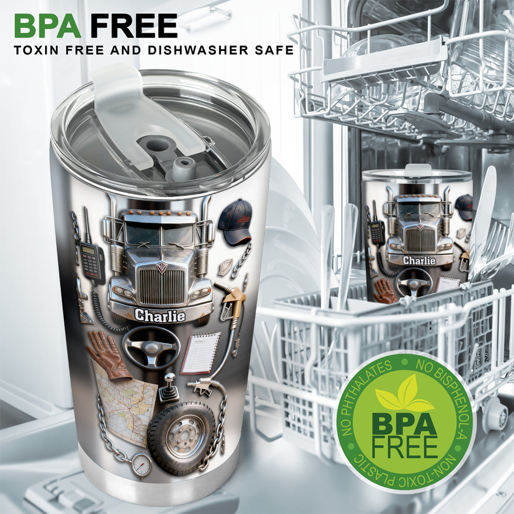 Chauffeur routier - Gobelet personnalisé pour routier