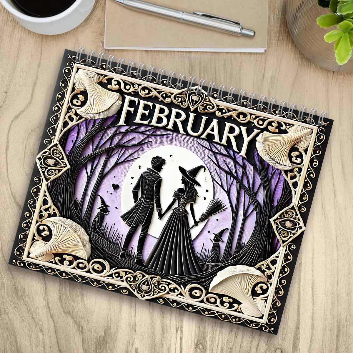 Witches Calendar - Personalized Witch Wall Calendar & Desk Calendar