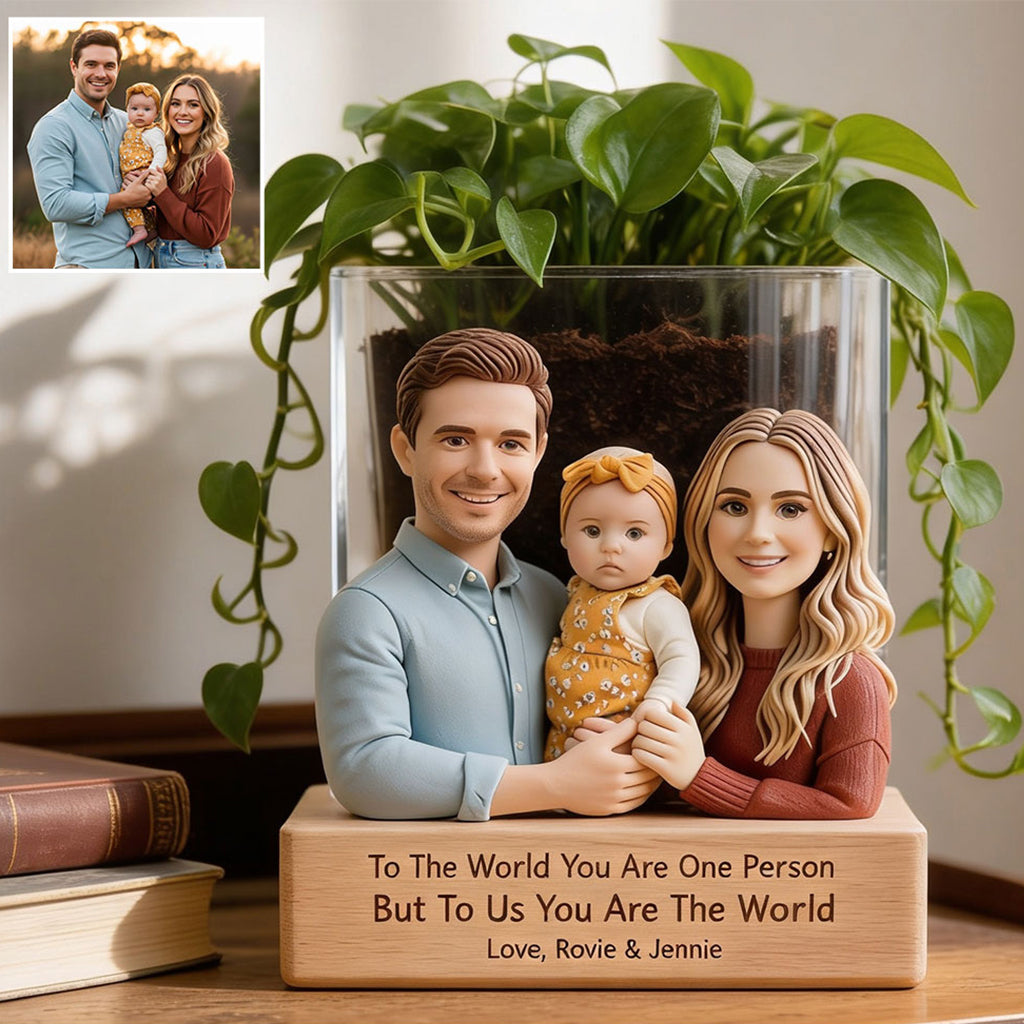 Perfektes Geschenk zum Vatertag - Personalisierter Acryltopf für Väter