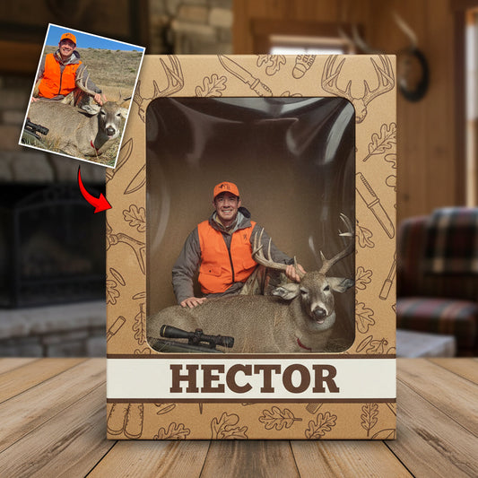 Custom Any Photo - Personalized Hunting Custom Shaped Acrylic Plaque