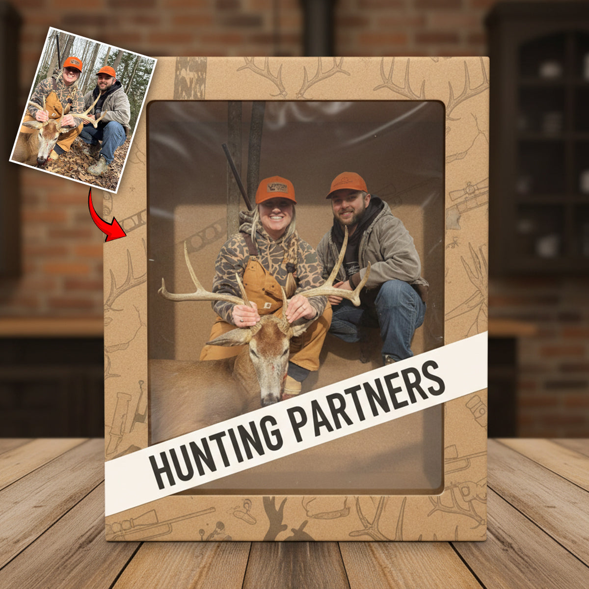 Custom Any Photo - Personalized Hunting Custom Shaped Acrylic Plaque