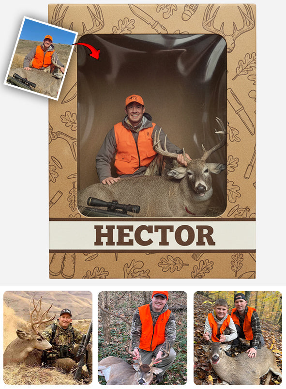 Custom Any Photo - Personalized Hunting Custom Shaped Acrylic Plaque