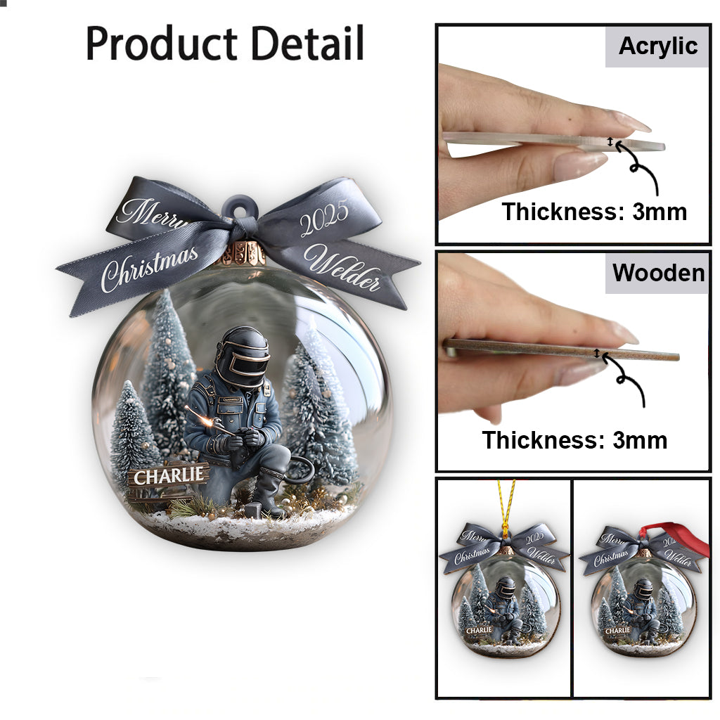 Strong Welder - Personalized Welder Ornament
