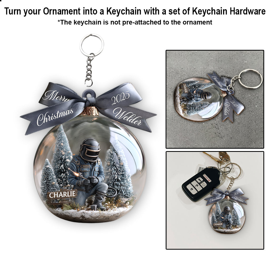 Strong Welder - Personalized Welder Ornament