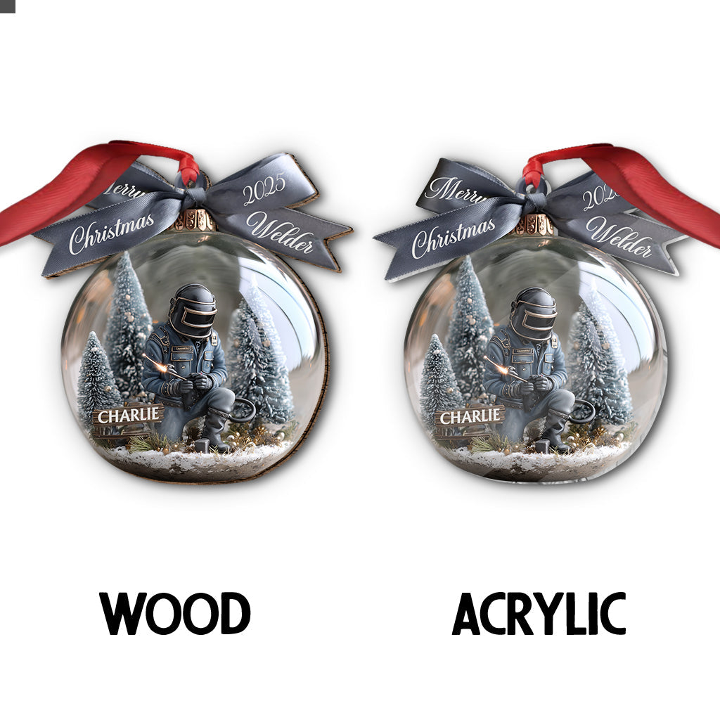 Strong Welder - Personalized Welder Ornament