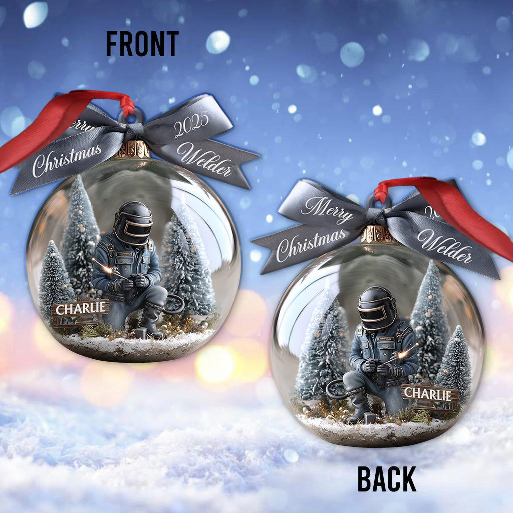 Strong Welder - Personalized Welder Ornament