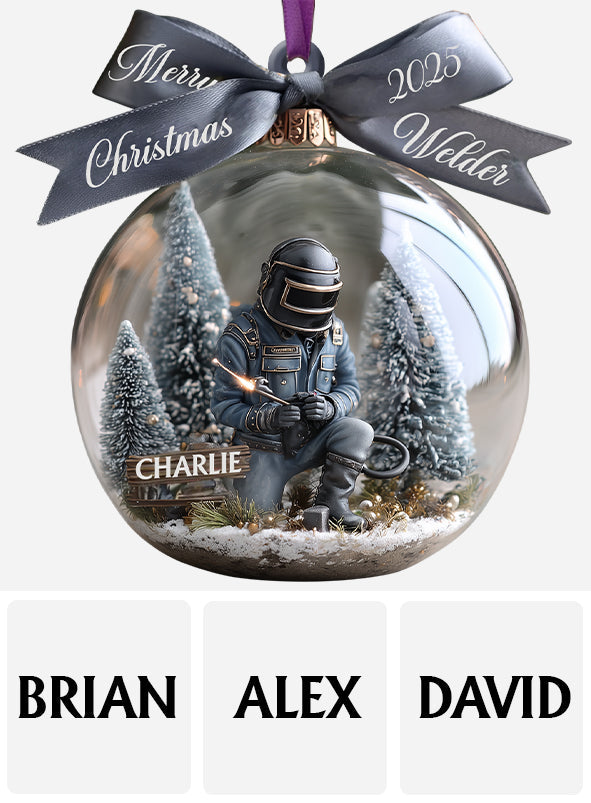 Strong Welder - Personalized Welder Ornament