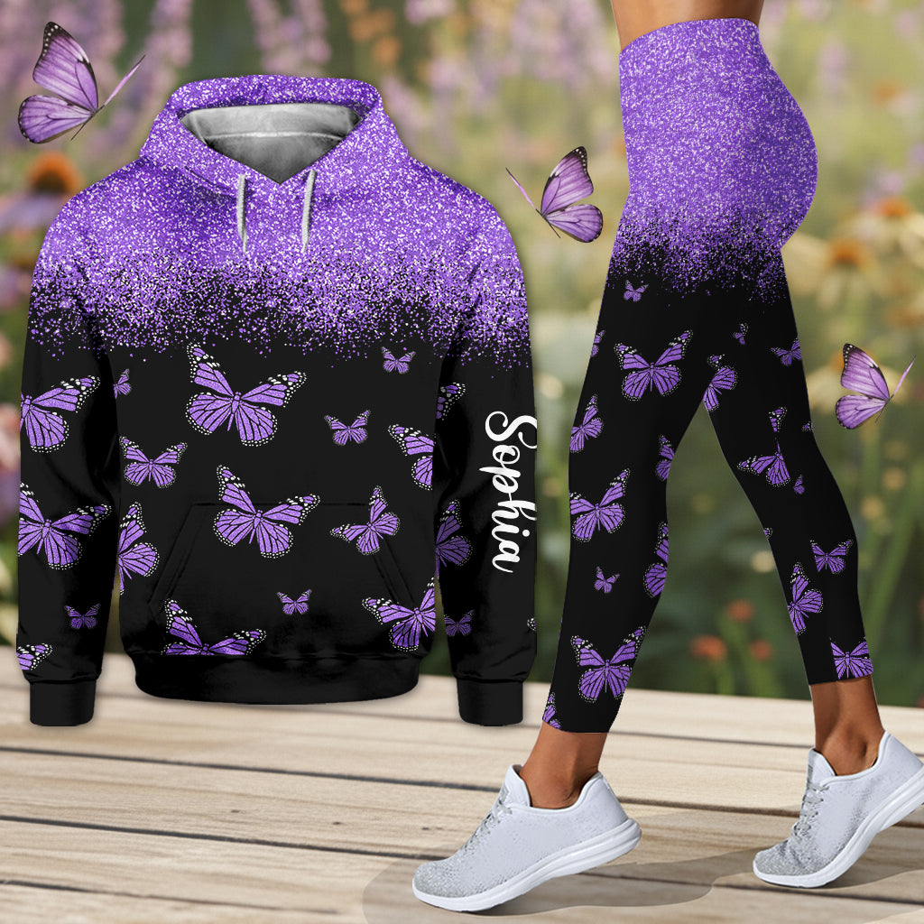 Love Butterflies - Personalized Butterfly Hoodie and Leggings