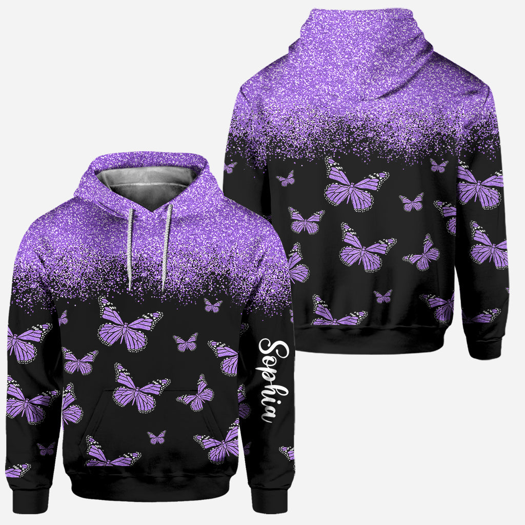 Love Butterflies - Personalized Butterfly Hoodie and Leggings