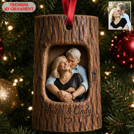 Personalisierte 3D Ornament für Paare - Einzigartiges Geschenk