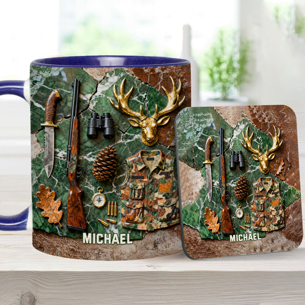 Love Hunting - Personalized Hunting Accent Mug