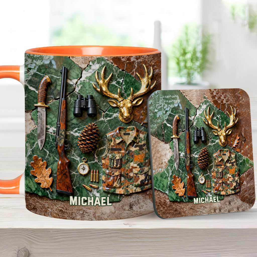 Love Hunting - Personalized Hunting Accent Mug