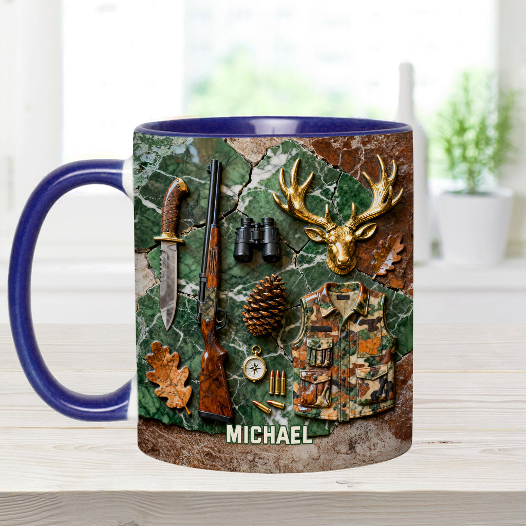 Love Hunting - Personalized Hunting Accent Mug