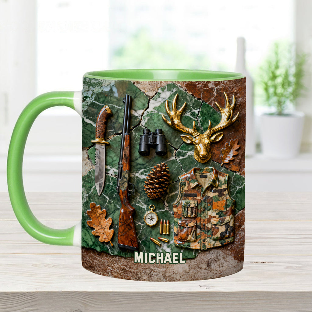 Love Hunting - Personalized Hunting Accent Mug