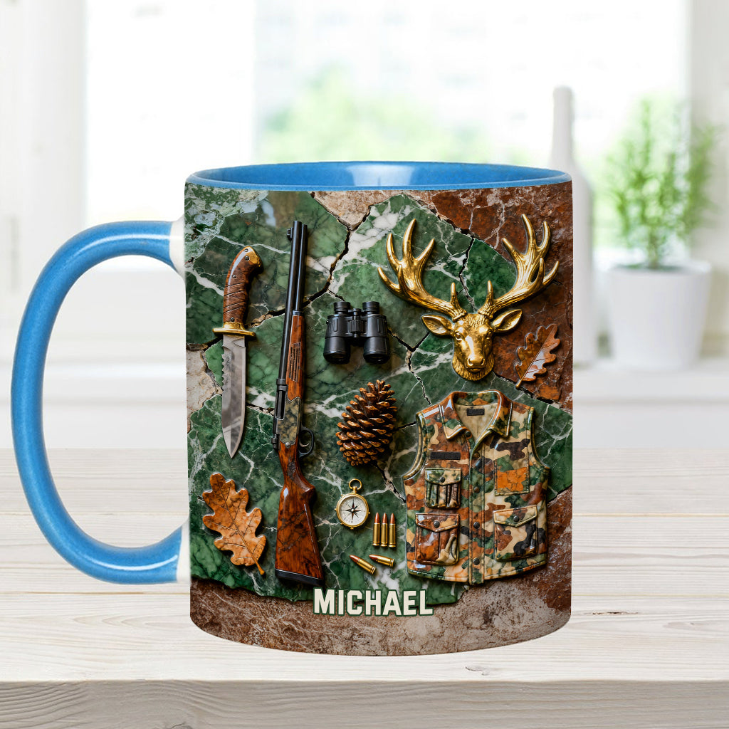 Love Hunting - Personalized Hunting Accent Mug