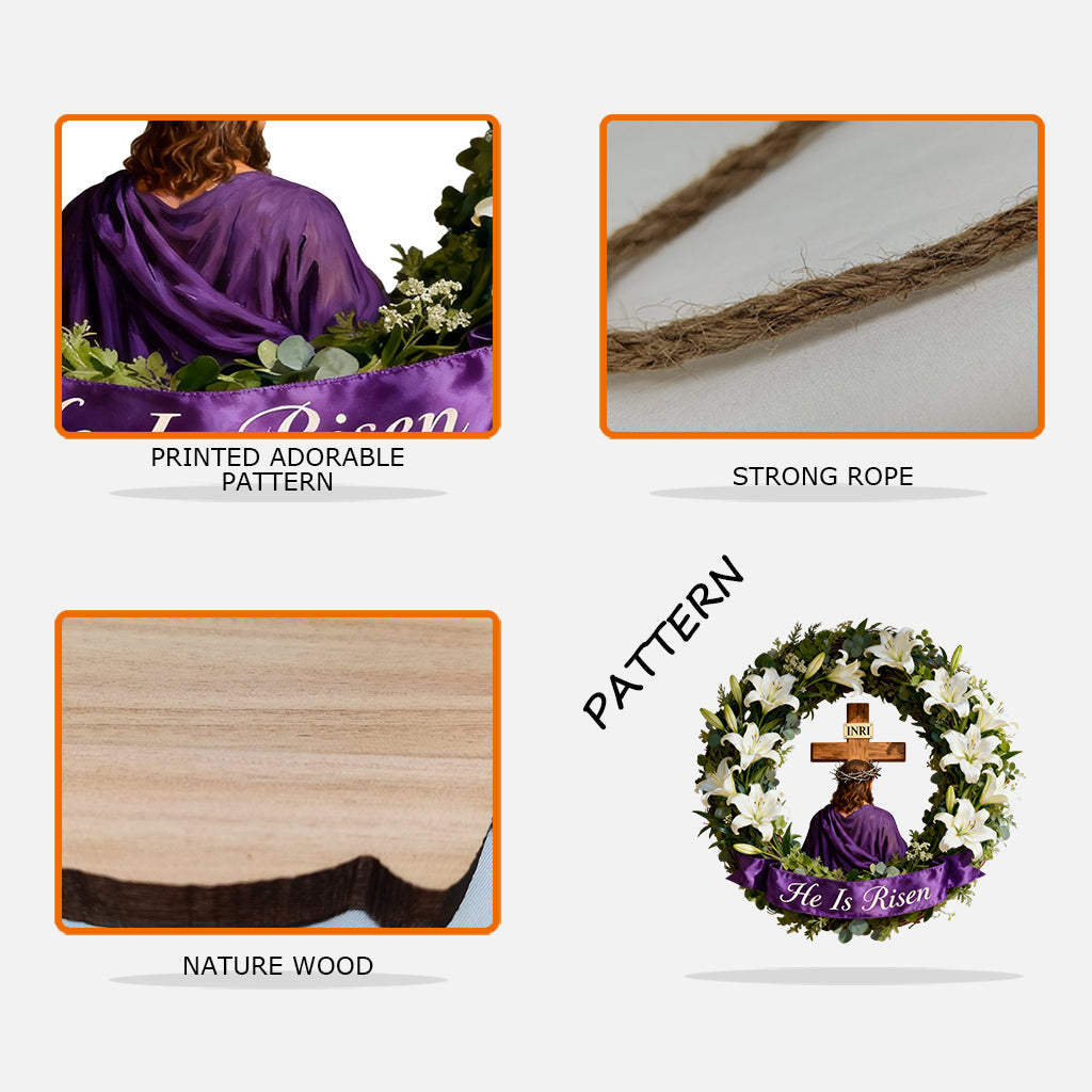 Réfléchissez au chemin du sacrifice, décoration de Pâques - Panneau en bois chrétien personnalisé.