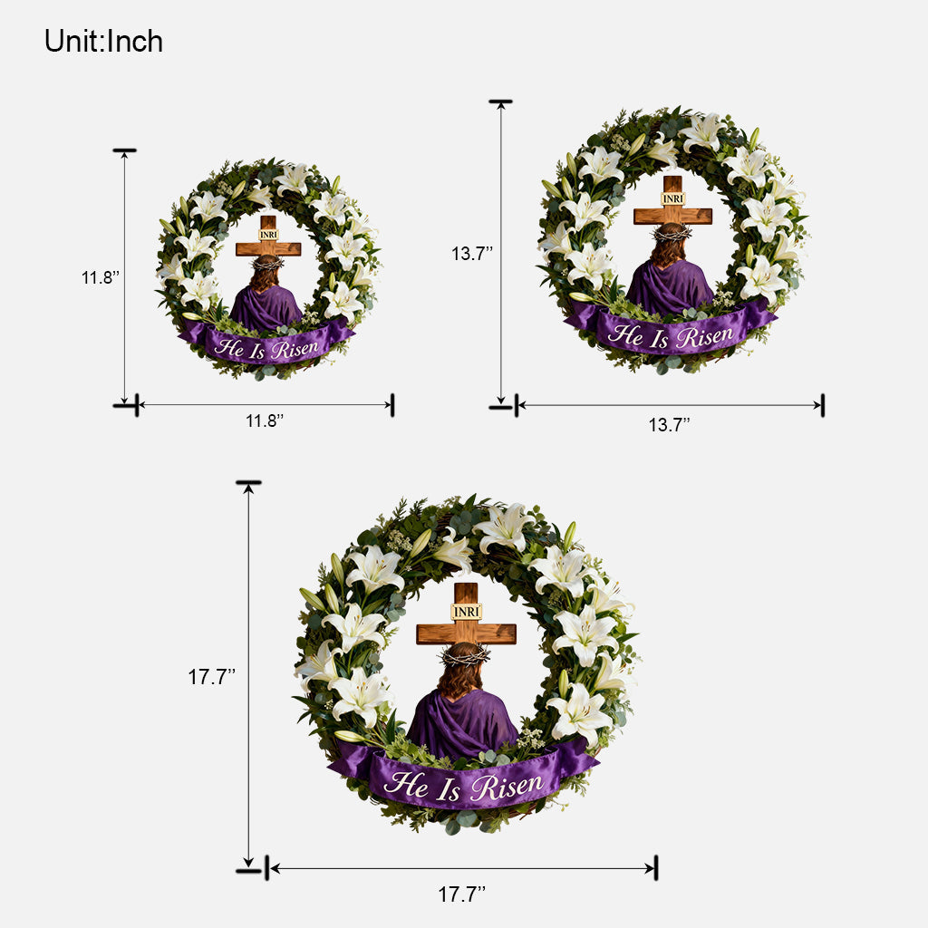 Réfléchissez au chemin du sacrifice, décoration de Pâques - Panneau en bois chrétien personnalisé.