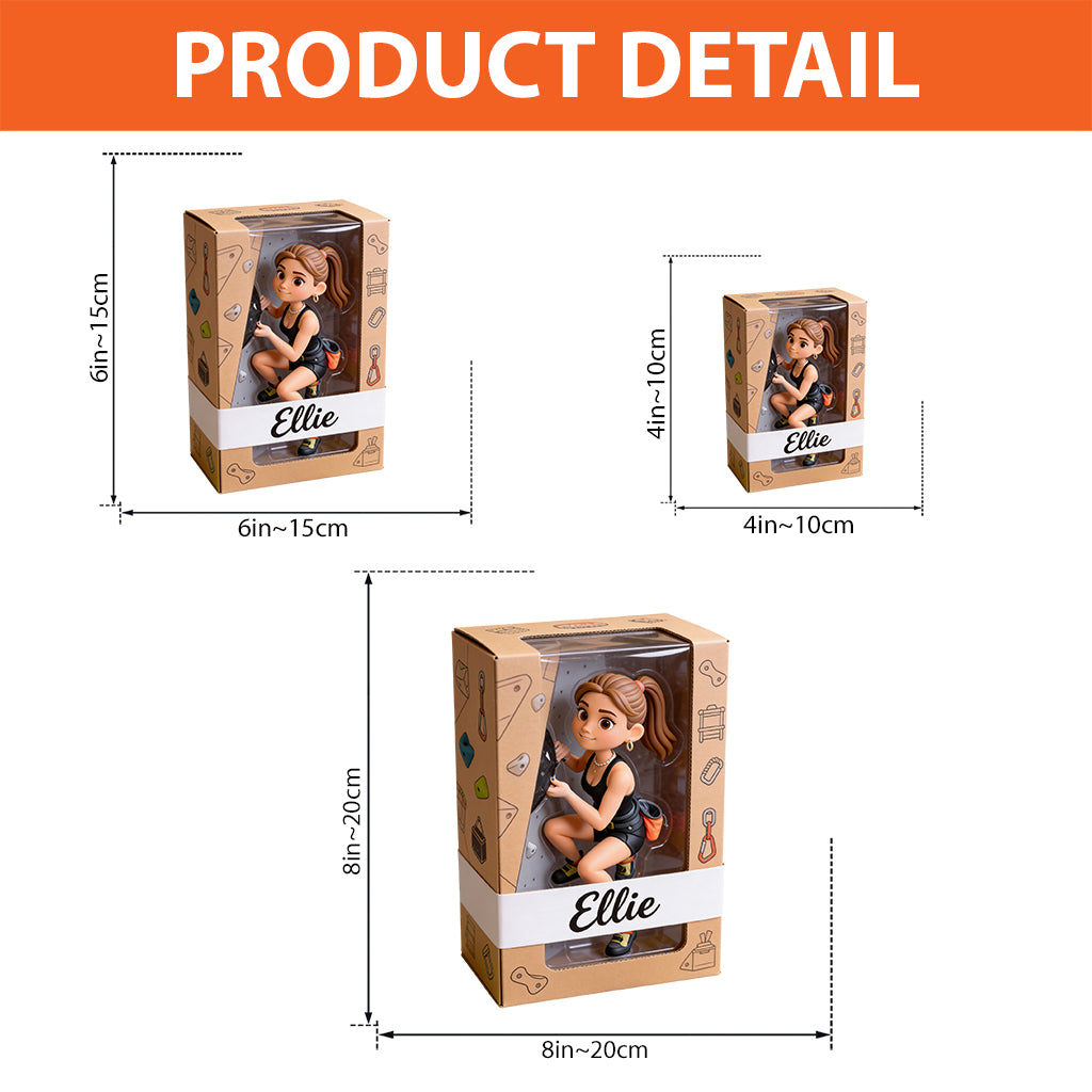 Custom Any Photo - I'd Rather Be Rock Climbing - Personalized Rock Climbing Custom Shaped Acrylic Plaque