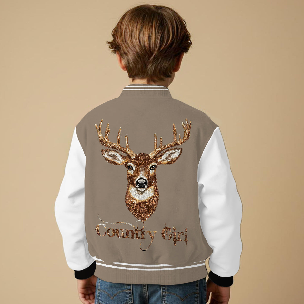 Country Girl - Personalized Hunting Varsity Jacket