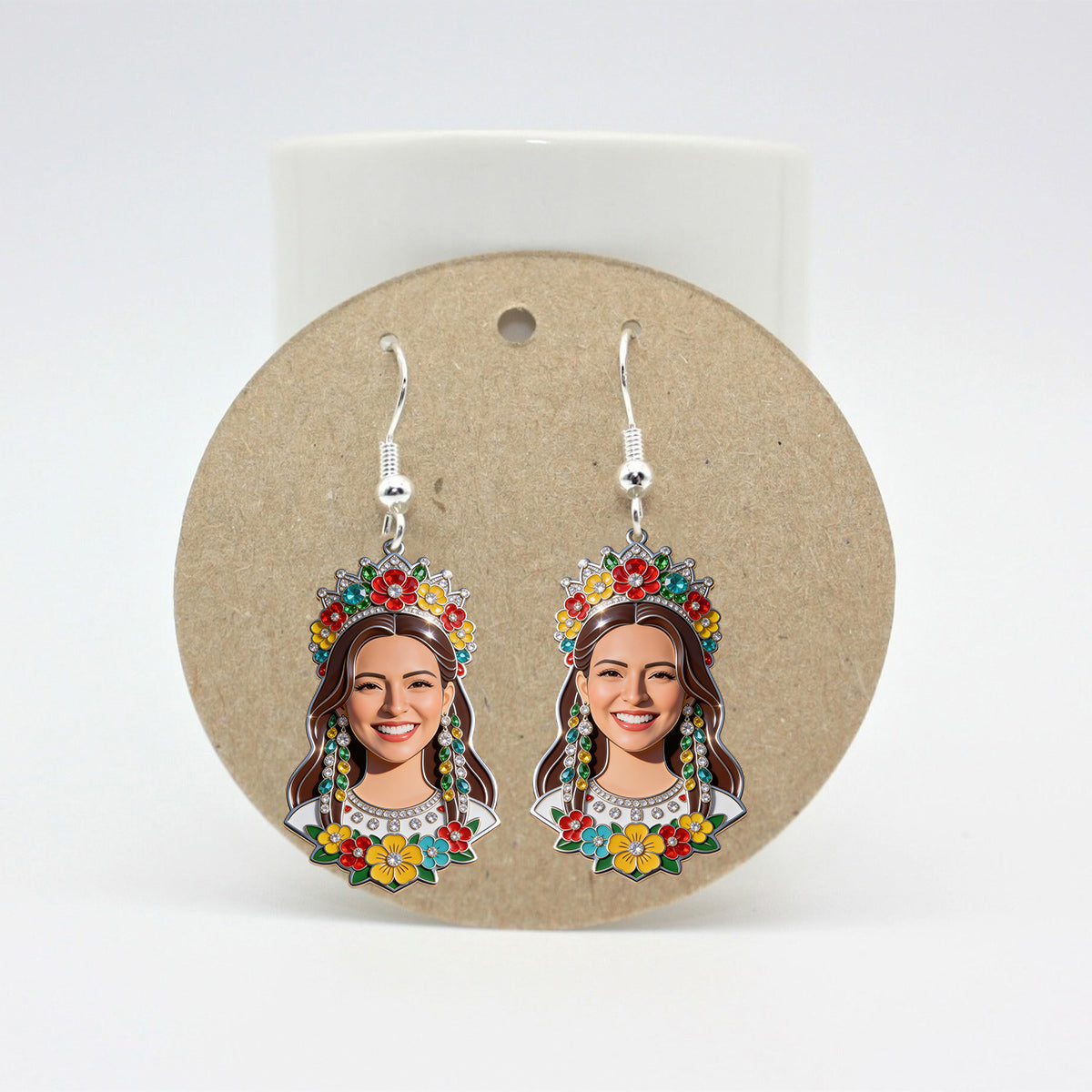 Cinco de Mayo Fiesta - Personalized Cinco de Mayo Pendant Necklace & Earrings Set