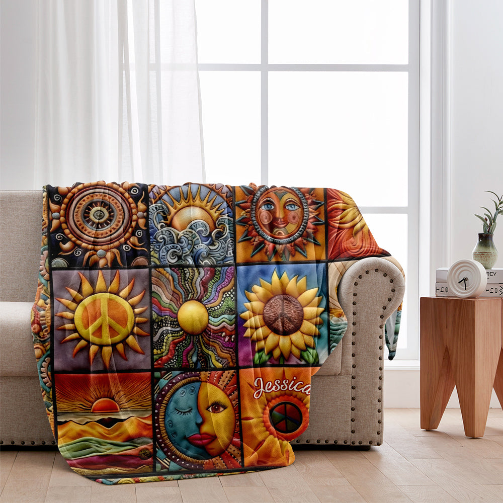 Hippie Souls - Personalized Hippie Blanket