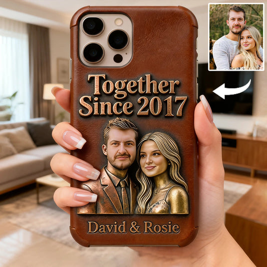 Together Since Custom Any Photo - Personalized Couple Full Print Phone Case