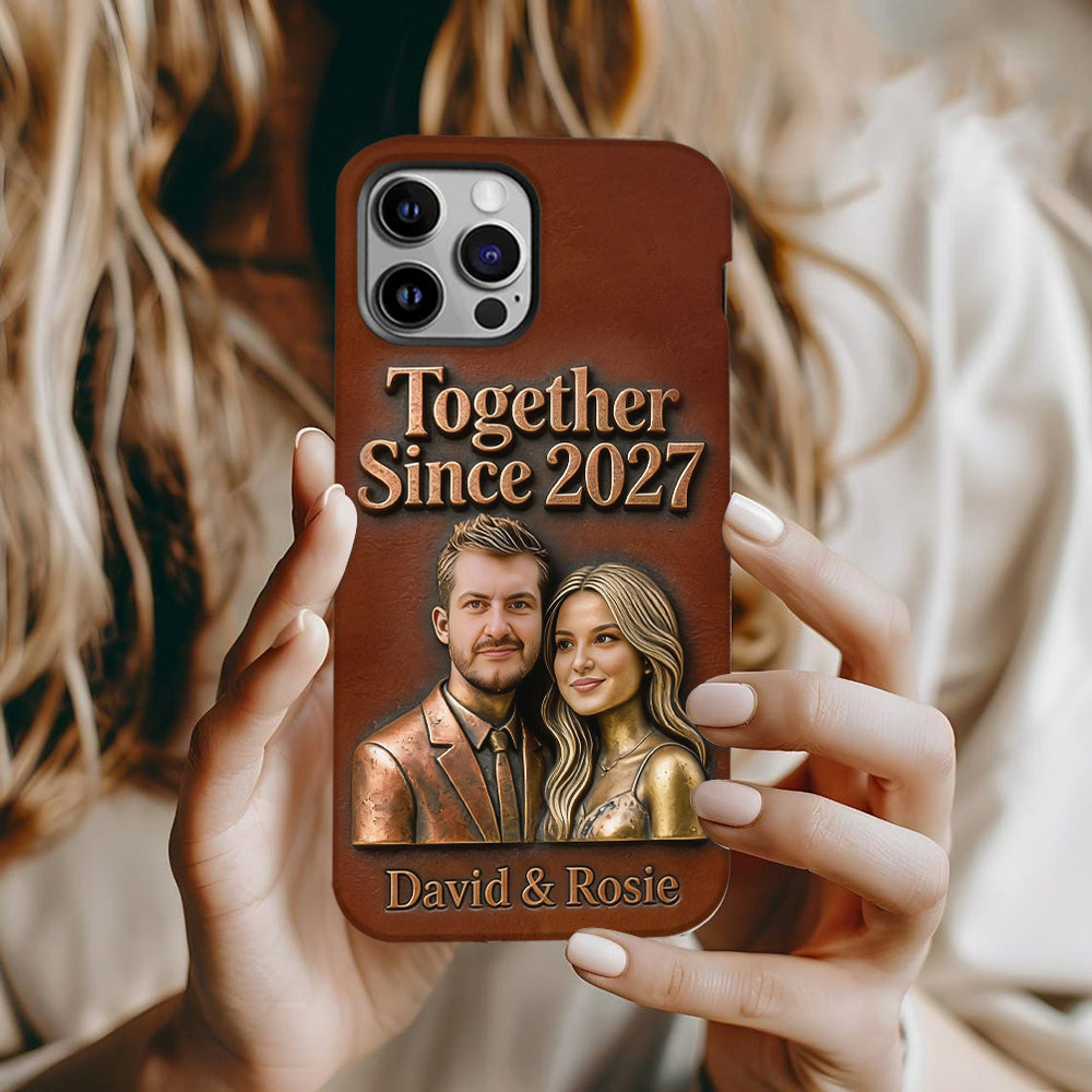 Together Since Custom Any Photo - Personalized Couple Full Print Phone Case