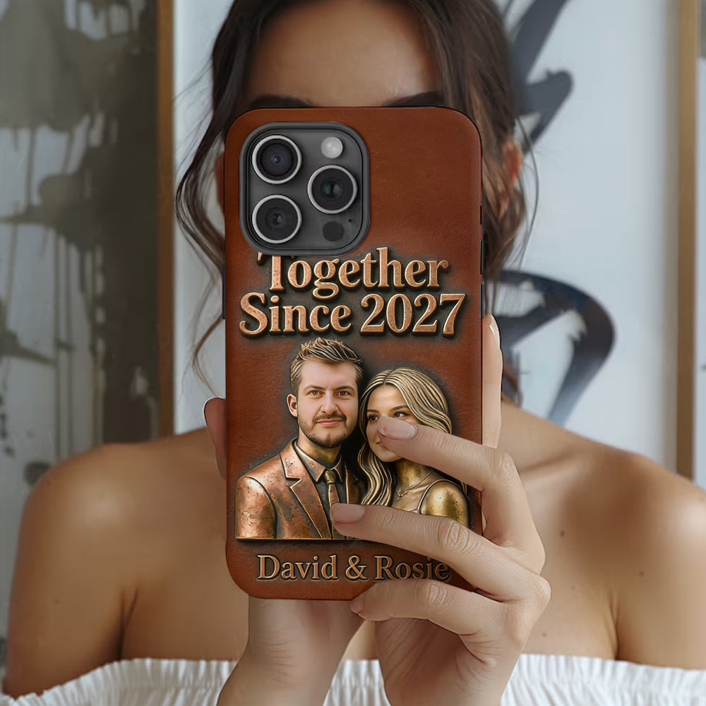 Together Since Custom Any Photo - Personalized Couple Full Print Phone Case