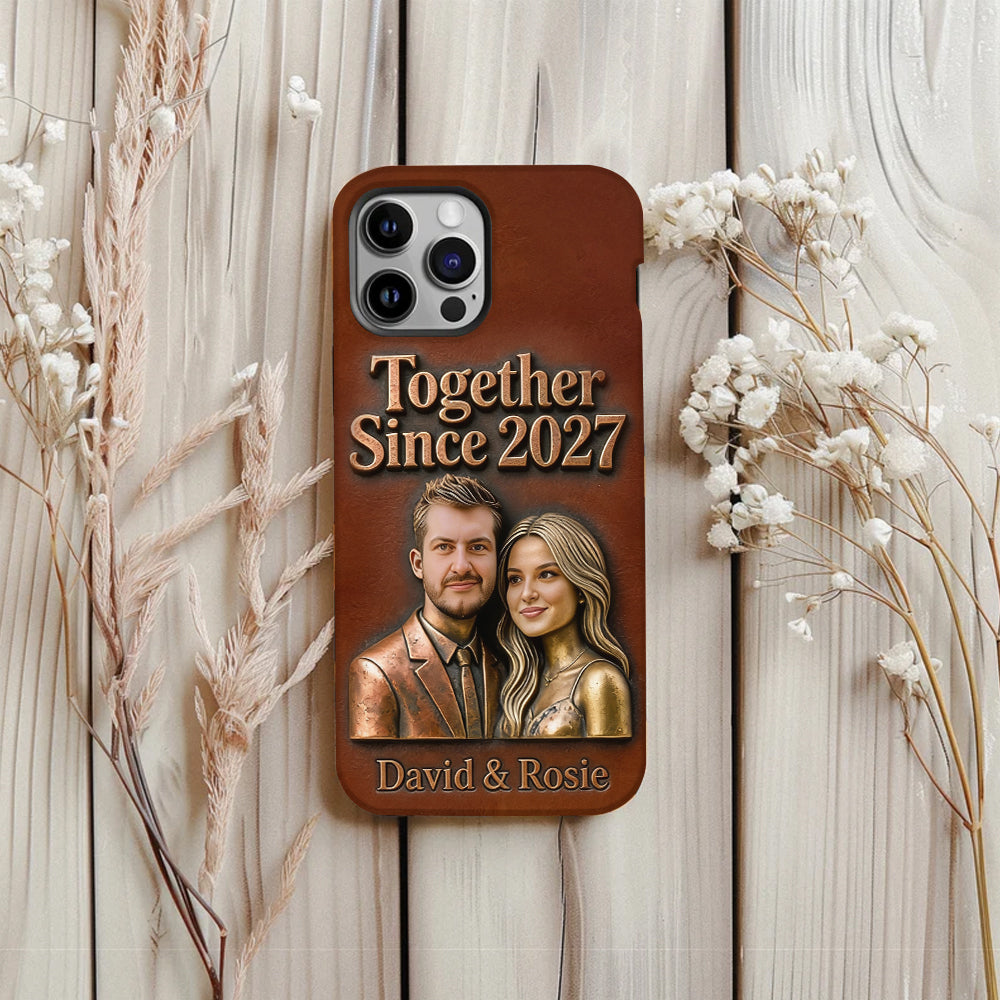 Together Since Custom Any Photo - Personalized Couple Full Print Phone Case