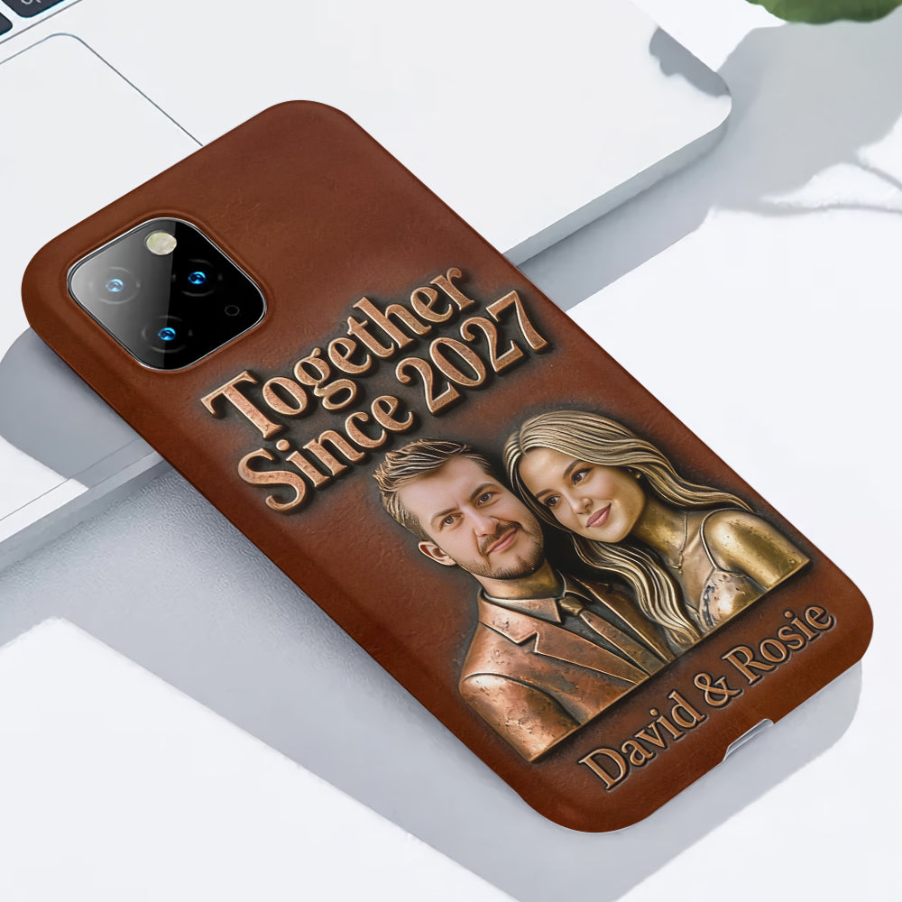 Together Since Custom Any Photo - Personalized Couple Full Print Phone Case