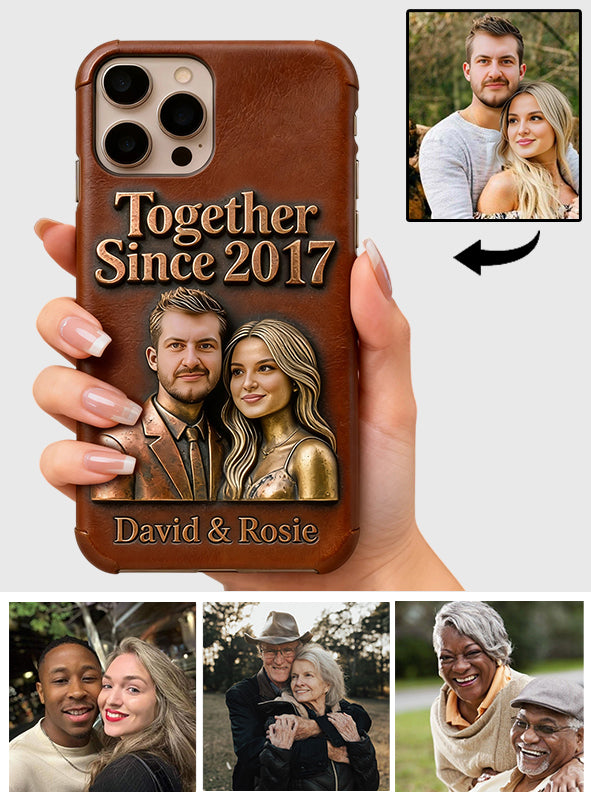 Together Since Custom Any Photo - Personalized Couple Full Print Phone Case