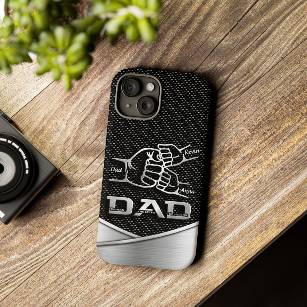 Dad The Man The Myth The Legend First Bump - Personalized Father Full Print Phone Case